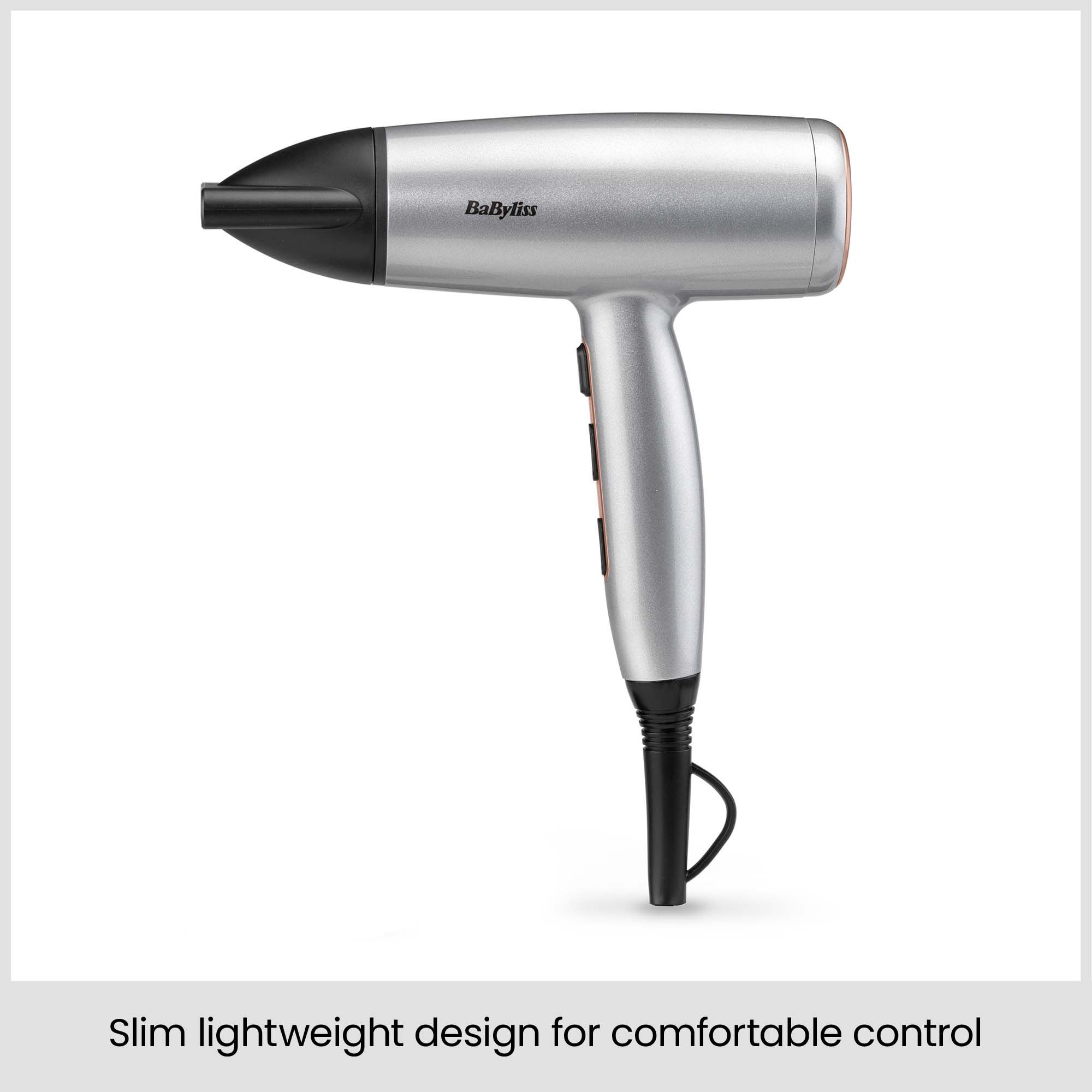 Slim lightweight design for comfortable control